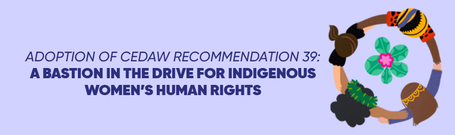Adoption of CEDAW Recommendation 39: a bastion in the drive for Indigenous Women’s human rights